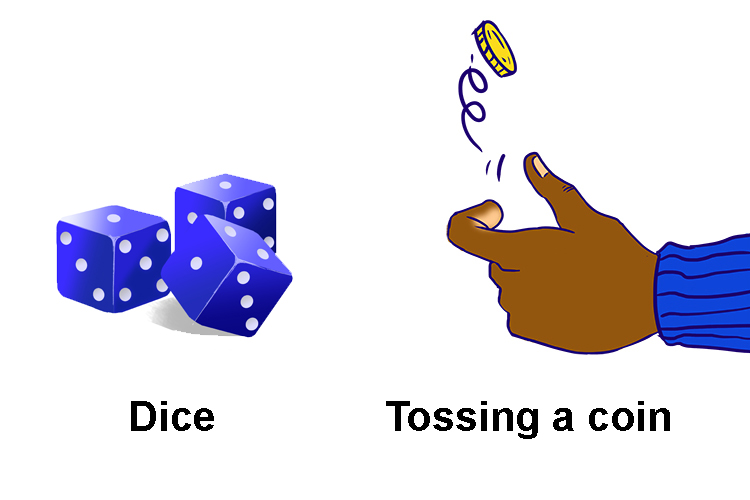 Remember the dice and coin famous chances image